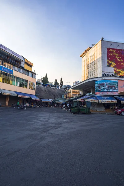Dalat Vietnam Квітня 2020 Порожній Lat Center Market Місті Далат — стокове фото