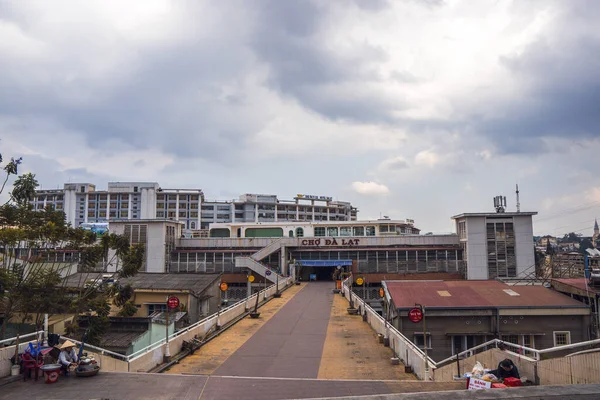 Dalat Vietnam April 2020 Lege Lat Center Markt Dalat Stad — Stockfoto