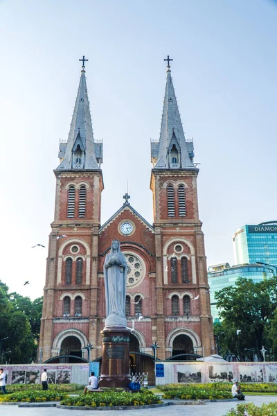 Chi Minh Stadt Vietnam März 2020 Basilika Notre Dame Saigon — Stockfoto