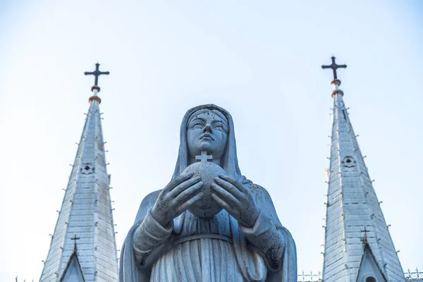 Basílica Catedral Saigão Notre Dame Basílica Nossa Senhora Imaculada Conceição — Fotografia de Stock