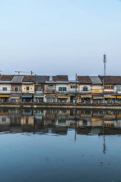 Saigón Vietnam Marzo 2020 Casas Antiguas Ben Binh Dong Sai — Foto de Stock