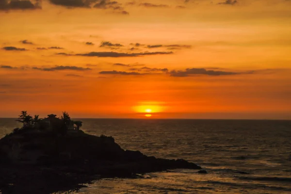 Hermosa Puesta Sol Hon Vung Tau Vietnam Nghinh Phong Capa —  Fotos de Stock