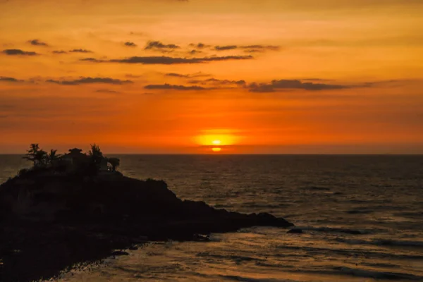Beautiful Sunset Hon Vung Tau Viet Nam Nghinh Phong Cape — Stock Photo, Image