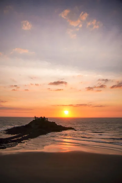 Beautiful Sunset Hon Vung Tau Viet Nam Nghinh Phong Cape — Stock Photo, Image