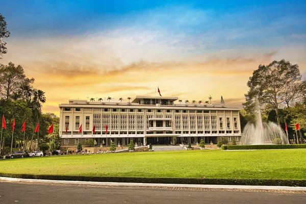 越南胡志明市独立宫 独立宫被称为统一宫 始建于1962 1966年 — 图库照片