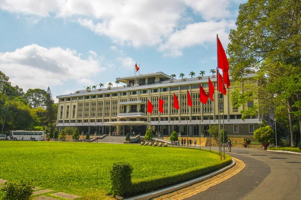 Självständighetspalatset Chi Minh City Vietnam Självständighetspalatset Känt Som Återföreningspalatset Och — Stockfoto