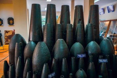 Cu Chi, Vietnam - 21 Aralık 2019: Cu Chi tünelleri Vietnam Savaşı sırasında çok sayıda askeri seferin yeriydi ve Viet Kong 'un operasyon üssü şimdi turistik merkezdir..