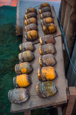 Cu Chi tüneli, Vietnam savaşının tarihi yeri, ordu yaşamak için yer altı kazıyor, şimdi de Vietnam 'ın Ho Chi Minh şehrinde gezdiği yer.