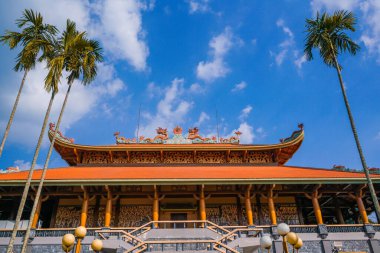 Ben Duoc Tapınağı (Den Ben Duoc), Cu Chi Tüneli, Ho Chi Minh, Cu Chi Tüneli 'nin yanındaki tarihi devrimci bölge, 1975' ten önce Vietnam 'ın ünlü üssü.
