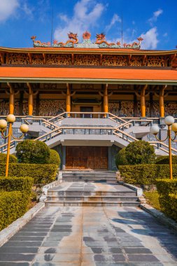 Ben Duoc Tapınağı (Den Ben Duoc), Cu Chi Tüneli, Ho Chi Minh, Cu Chi Tüneli 'nin yanındaki tarihi devrimci bölge, 1975' ten önce Vietnam 'ın ünlü üssü.