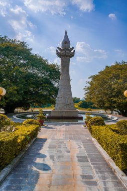 Ben Duoc Tapınağı (Den Ben Duoc), Cu Chi Tüneli, Ho Chi Minh, Cu Chi Tüneli 'nin yanındaki tarihi devrimci bölge, 1975' ten önce Vietnam 'ın ünlü üssü.
