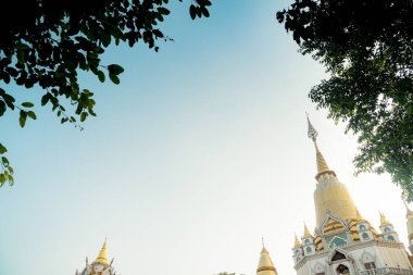 Zihninizi ve ruhunuzu sakinleştirmek için huzurlu bir yer olan Buu Long Pagoda, Ho Chi Minh City, Vietnam 'daki eşsiz mimarisi nedeniyle turistler tarafından sıklıkla ziyaret ediliyor.