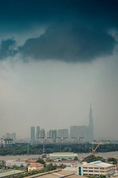 Ciudad Chi Minh Vietnam Abril 2020 Vietnam Saigón Panorama Día — Foto de Stock