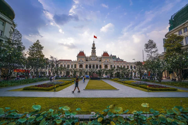 Chi Minh City Vietnam 2020 Vista Del Paisaje Urbano Hochiminh — Foto de Stock