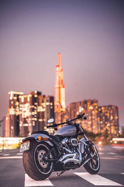 Мин Вьетнам Марта 2020 Новый Harley Davidson Break Out 114 — стоковое фото