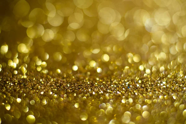 Samenvatting Van Heldere Sprankelende Bokeh Achtergrond Goud Diamant Stof Bokeh — Stockfoto