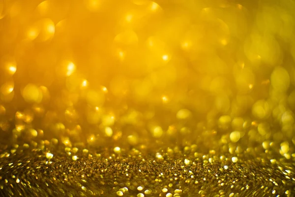 Auszug Aus Einem Hellen Und Funkelnden Bokeh Hintergrund Gold Und — Stockfoto