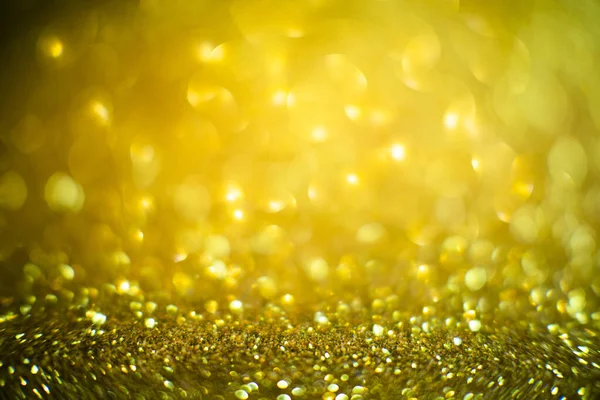 Absztrakt Bright Csillogó Bokeh Háttér Arany Gyémánt Por Bokeh Elmosódott — Stock Fotó