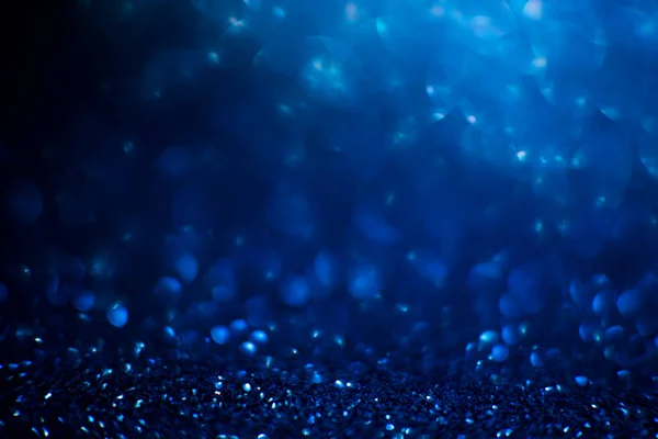 Abstract blue glitter background, Shiny glitter bokeh, Abstract Glittering - Blue Glitter With Golden Christmas Lights And Shiny sparkling Background