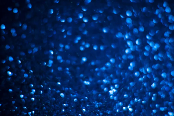 Abstract Blauwe Glitter Achtergrond Glanzende Glitter Bokeh Abstract Glanzend Blauwe — Stockfoto