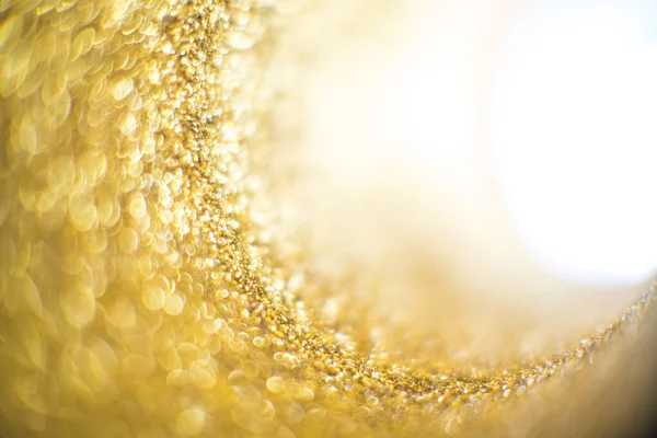 Абстрактный Светлый Искрометный Фон Золотая Бриллиантовая Пыль Размытое Освещение Гладкой — стоковое фото