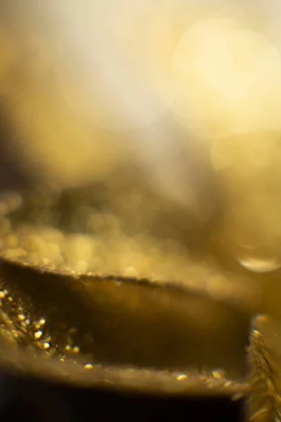 Streszczenie Złote Tło Bokeh Świąteczne Światła Tle Uroczyste Abstrakcyjne Tło — Zdjęcie stockowe
