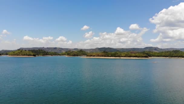 Vista Aérea Lago Dung Lago Dong Nai Reservatório Para Geração — Vídeo de Stock