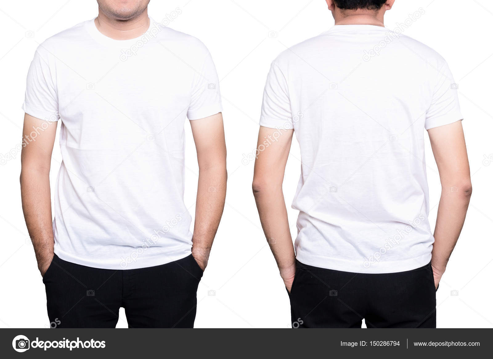 Man white t-shirt Stock Photo by ©2p2play26 150286794