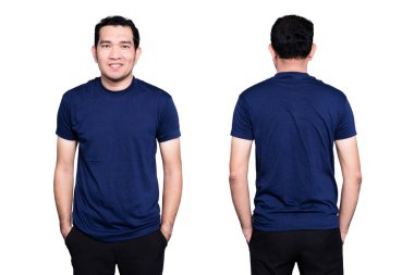 Adam mavi t-shirt 