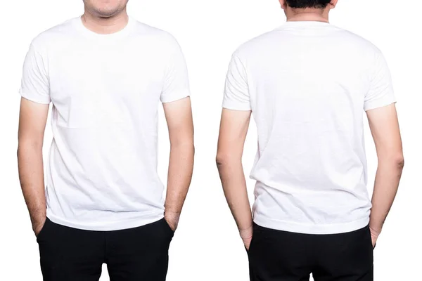 Camiseta blanca hombre —  Fotos de Stock