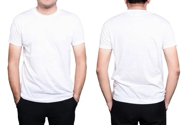 Camiseta blanca hombre Imagen De Stock