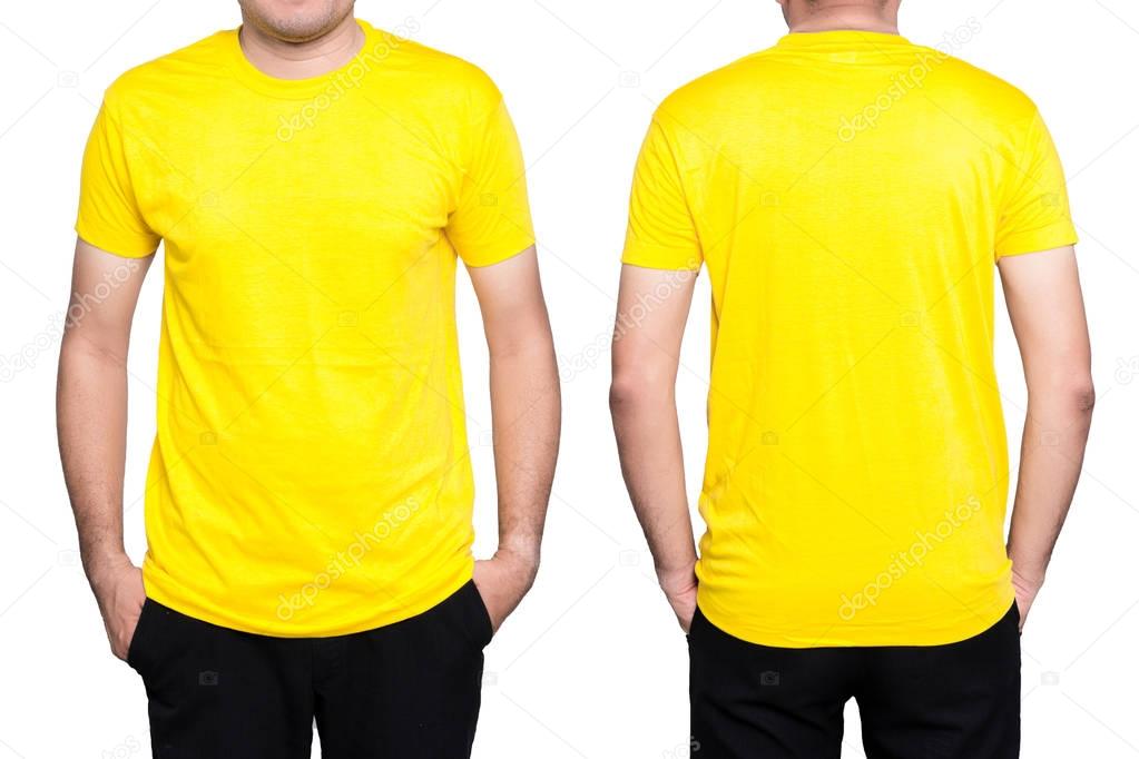 Download T-shirt homem amarelo — Fotografias de Stock © 2p2play26 ...