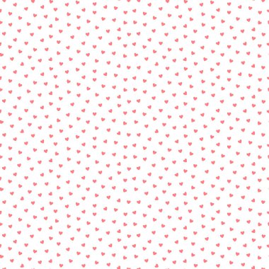 Kusursuz kalp deseni ve arka plan vektör çizimi