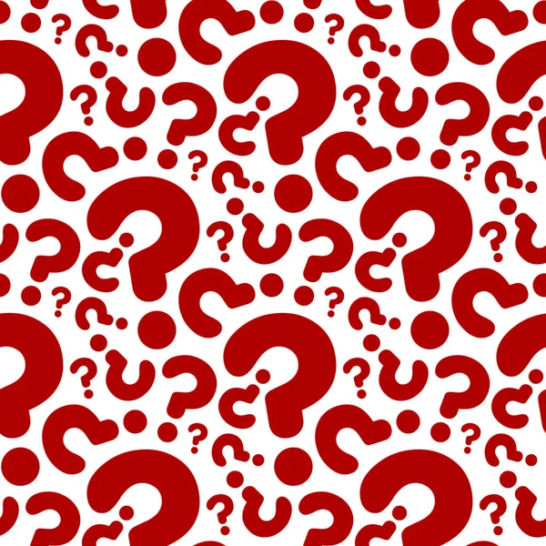 Motif de question sans couture et illustration vectorielle de fond — Image vectorielle