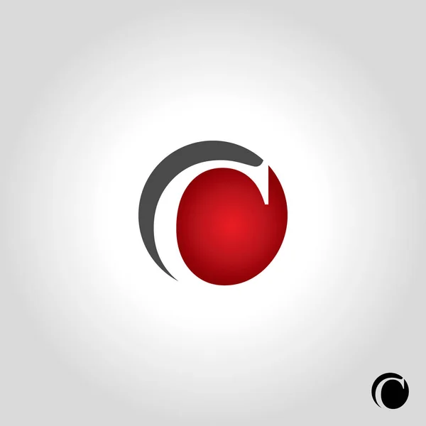 Mektup c logo, simge ve simge vektör çizim — Stok Vektör