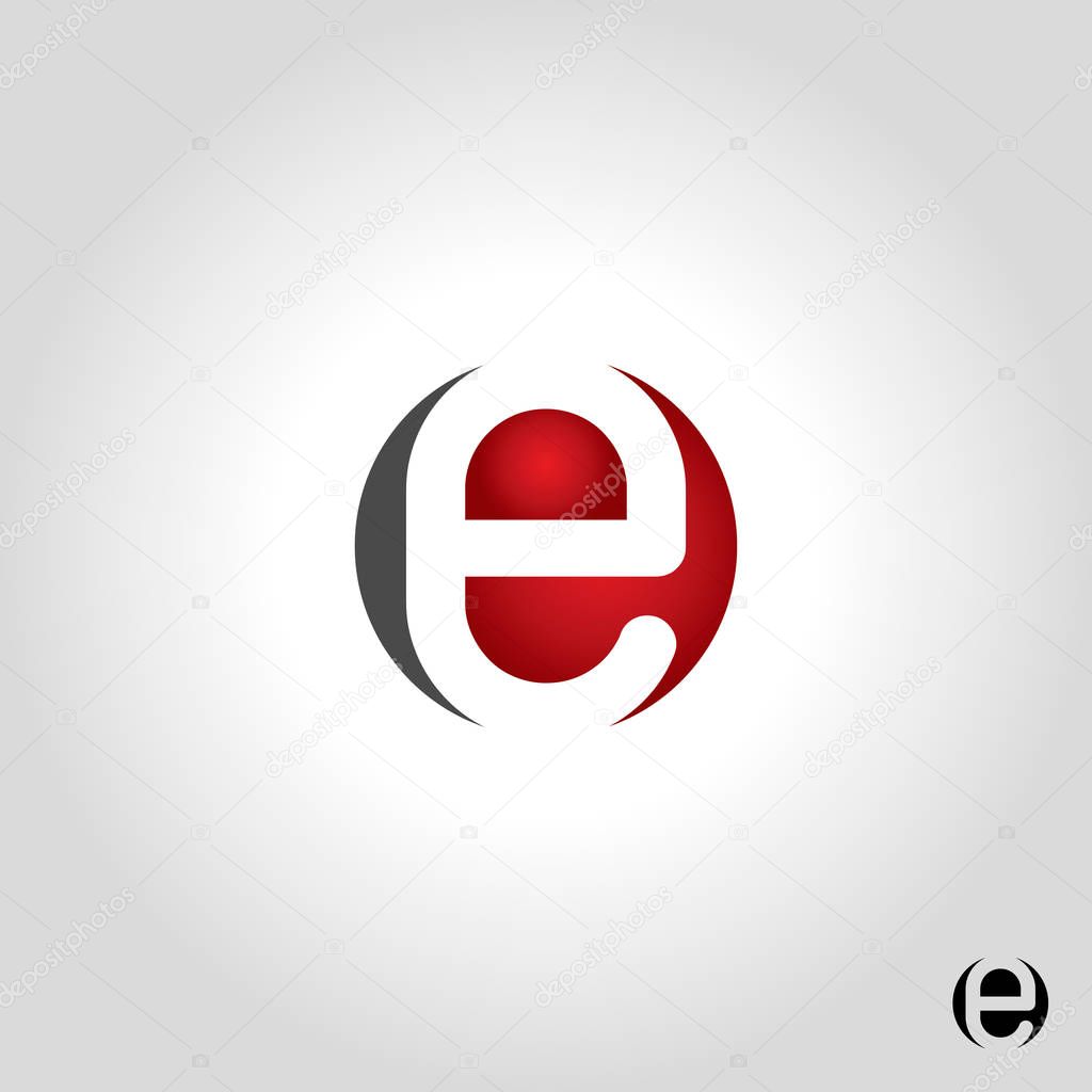 letter e logo, icon and symbol vector illustration