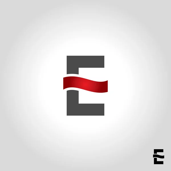 Mektup e logo, simge ve simge vektör çizim — Stok Vektör