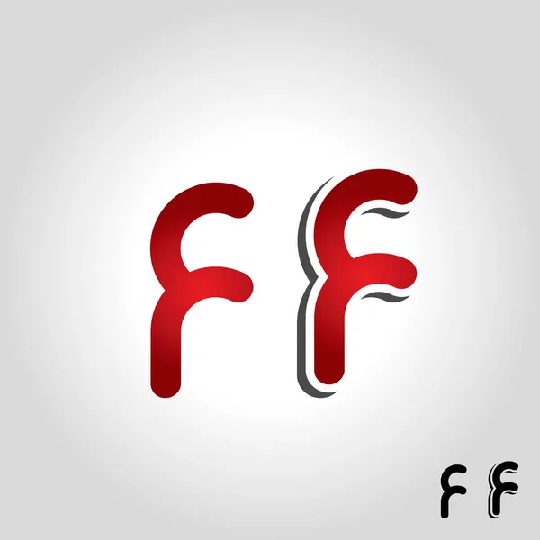 Letra f logotipo, icono y símbolo vector ilustración — Archivo Imágenes Vectoriales