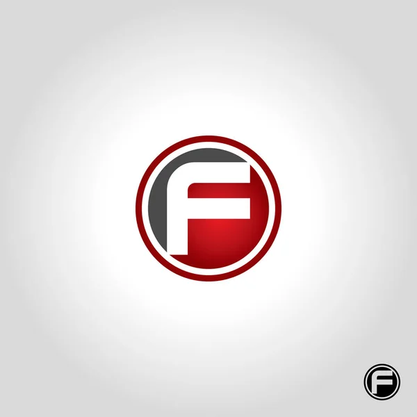 手紙 f ロゴ、アイコン、シンボル ベクトル イラスト — ストックベクタ
