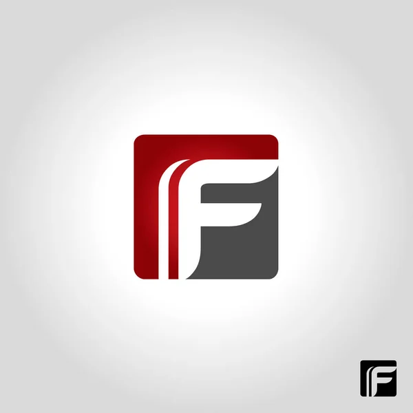 Letra f logotipo, icono y símbolo vector ilustración — Vector de stock