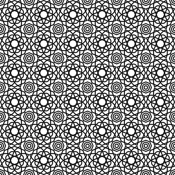 イスラムのシームレスなパターンと背景ベクトル イラスト — ストックベクタ