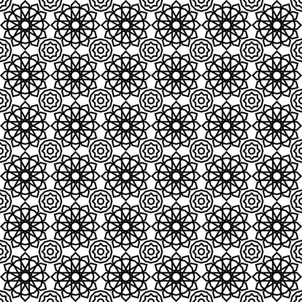 イスラムのシームレスなパターンと背景ベクトル イラスト — ストックベクタ