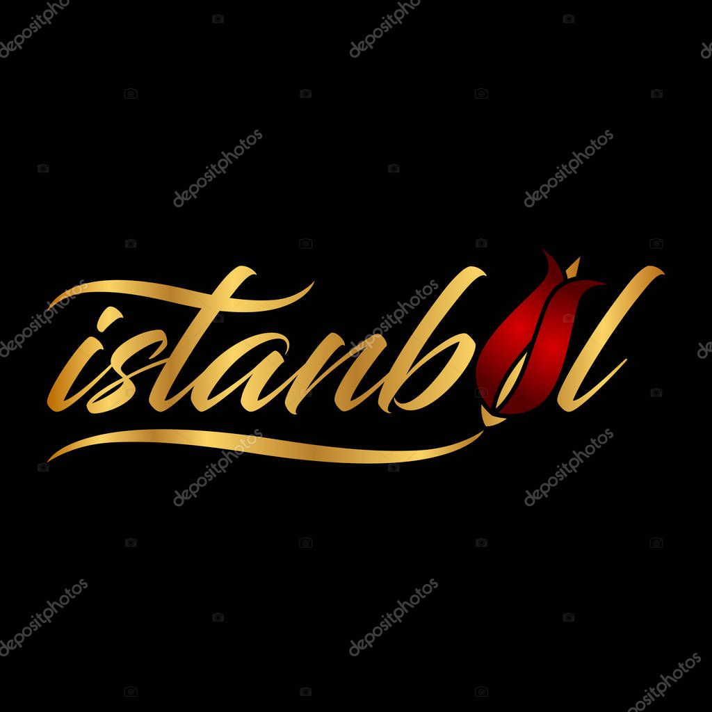 Istanbul logo, icon and symbol vector illustration