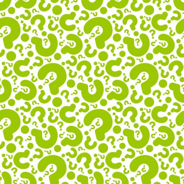 sorunsuz soru desen ve arka plan illüstrasyon vektör