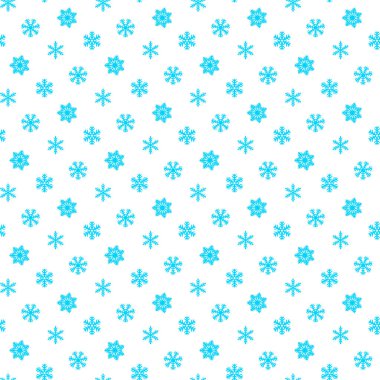 sorunsuz kar taneleri desen ve arka plan illüstrasyon vektör