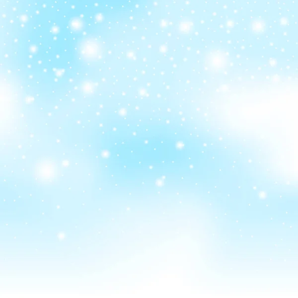 Kerst sneeuw en winter achtergrond vectorillustratie — Stockvector