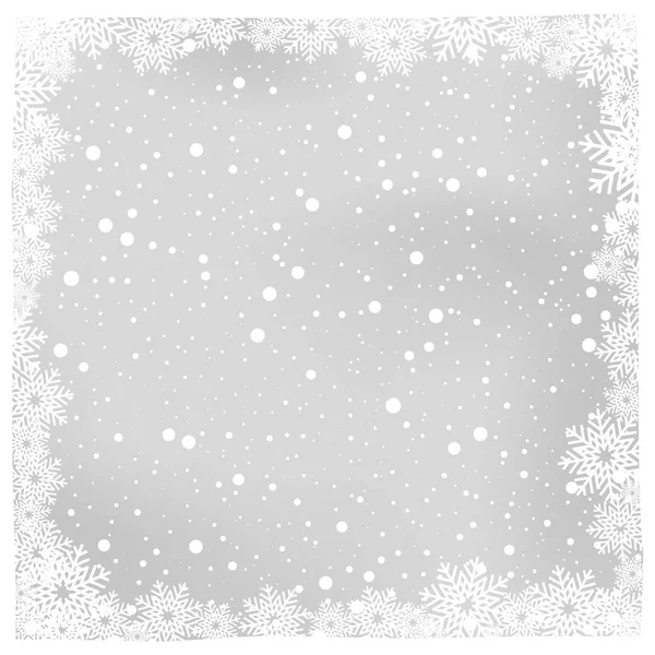 Weihnachten Schnee und Winter Hintergrund Vektor Illustration — Stockvektor