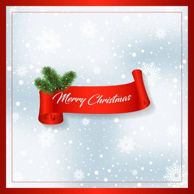 Mutlu yıllar tebrik kartı vektör illüstrasyonu