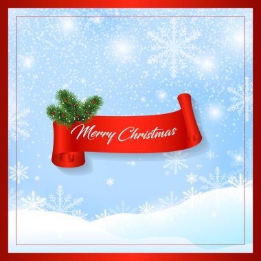 Mutlu yıllar tebrik kartı vektör illüstrasyonu