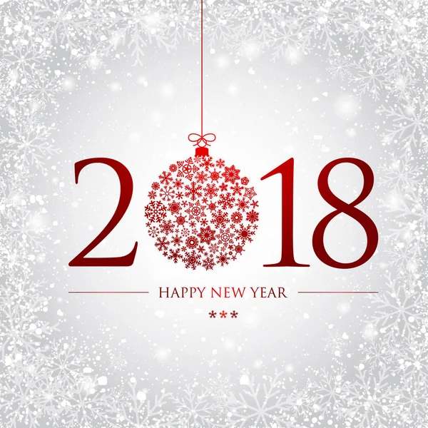 Mutlu yıllar tebrik kartı vektör illüstrasyonu